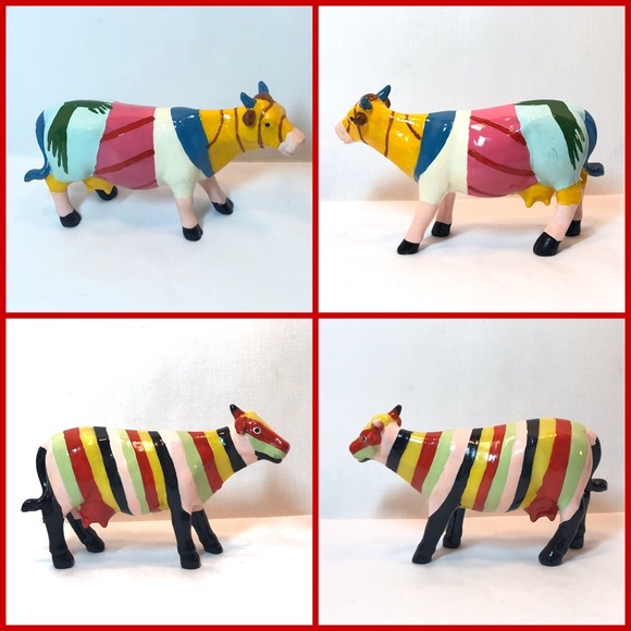 Xxx - 7 Silly Cows - Plastic - Picture 2 of 7